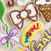 8 Pcs Ice Cream Iron On Patches Clothing Patches Lovely Bows Repair Patches Embroidery Patches for Bag Decoration