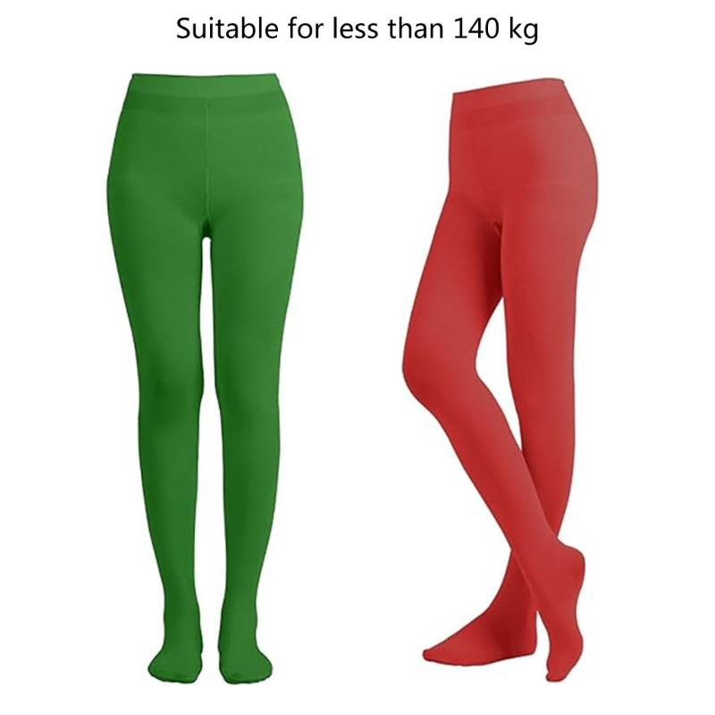 2Pair Women Patrick's Day Tights Stretchy Leggings Opaque Tights High Waist Pantyhose Irish Festival Cosplay Costume