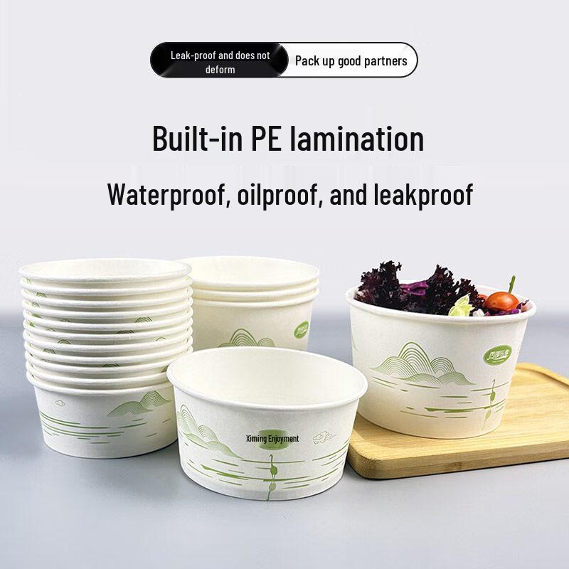 ZISIZ Thickened Disposable Takeout Bowl