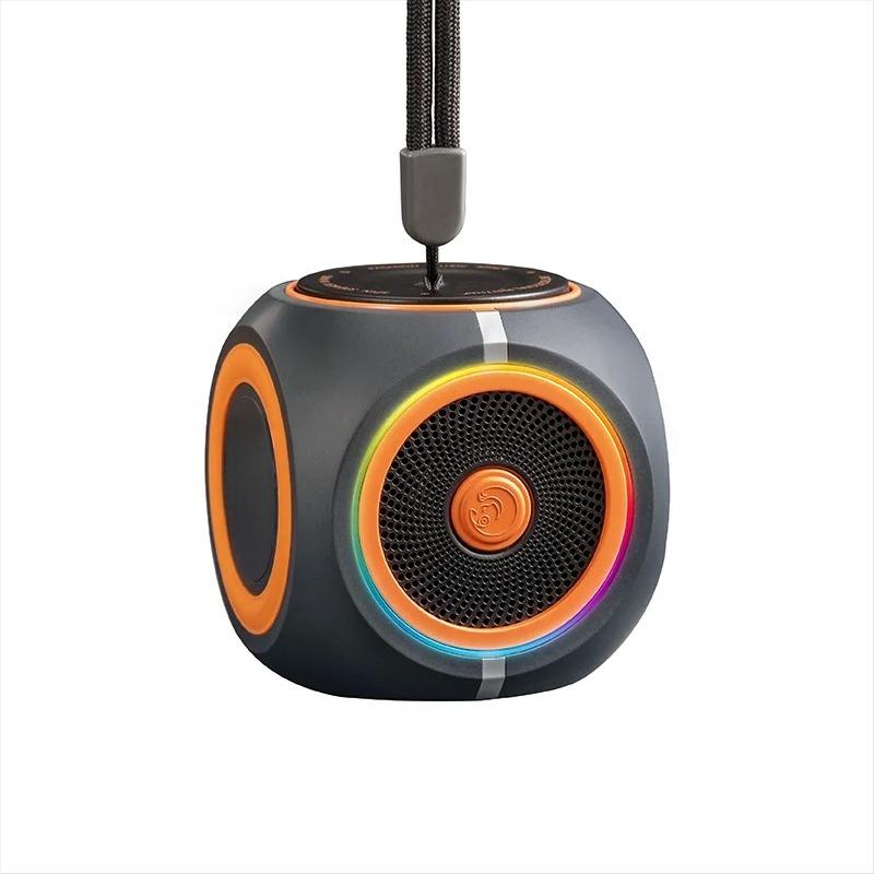 

3D Стерео Спиннер-Динамик - Портативная Беспроводная Bluetooth Мини-Колонка с Hi-Fi Звуком, Забавный Подарок для Отдыха на Природе и Путешествий чёрный