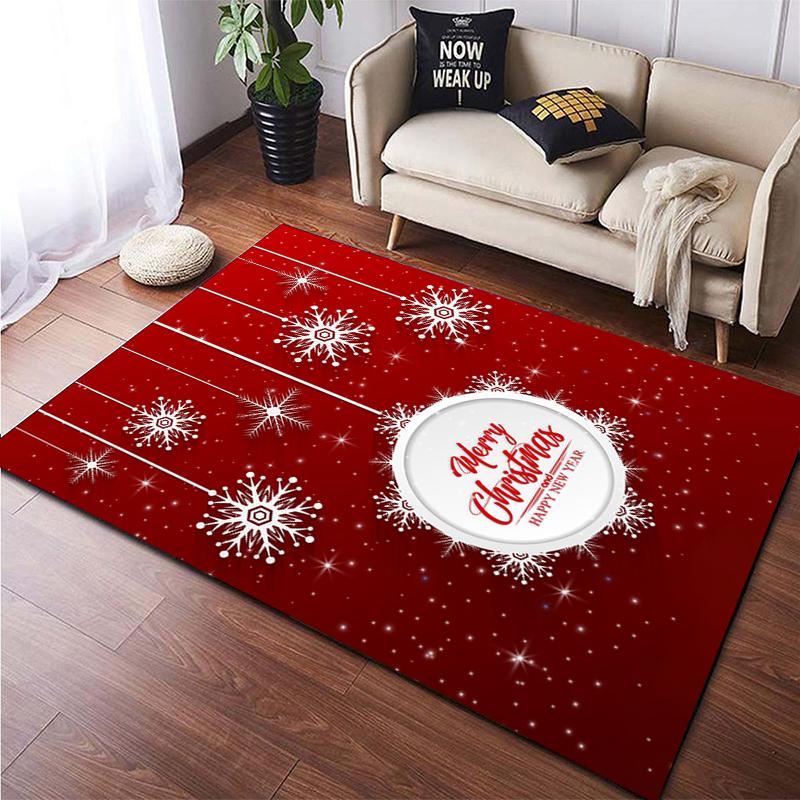 Christmas HD Printed Area Large Rug ,Carpet for Living Room Bedroom Sofa Decoration, Non-slip Floor Mats Dropshipping Alfombras