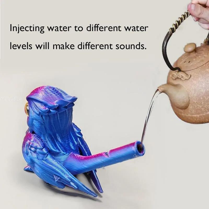1D Print Water Bird Whistle for Infant Children Toys Bird's Call Add Water To Whistle Home Decoration Tradition Ceramic Ornament