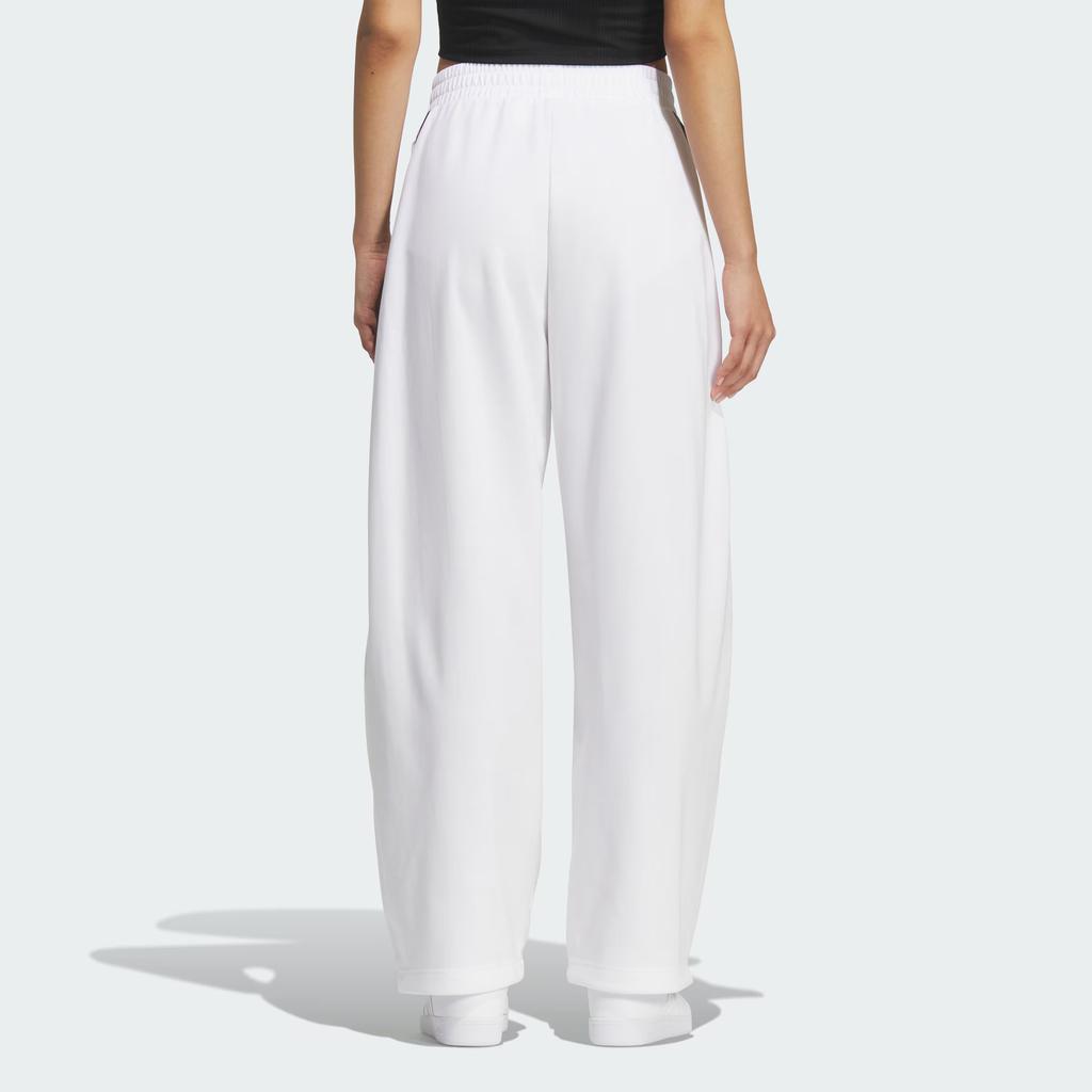 Adidas Χορός Ss25 Story Interlock Μπανάνα Φαρδύ Άνετο Ριγέ Καθημερινό Παντελόνι Γυναικείο Παντελόνι KF4927