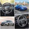 Carbon Fiber Steering Wheel Button Switch Panel Trim Cover Car Decoration Accessories For Honda Civic 10Th Fc/Fk 2016-2019
