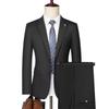 MONTAGUT Men's 70% Wool Business Suit Set