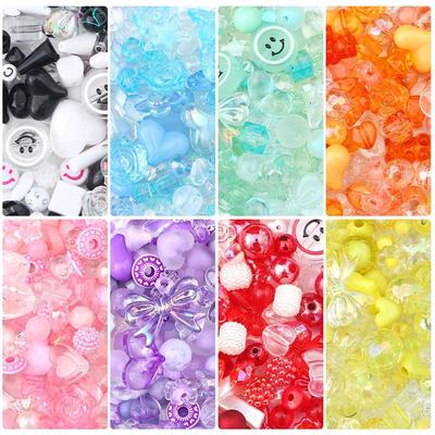 Baroque-Style Acrylic Beads for DIY Handmade Bracelets