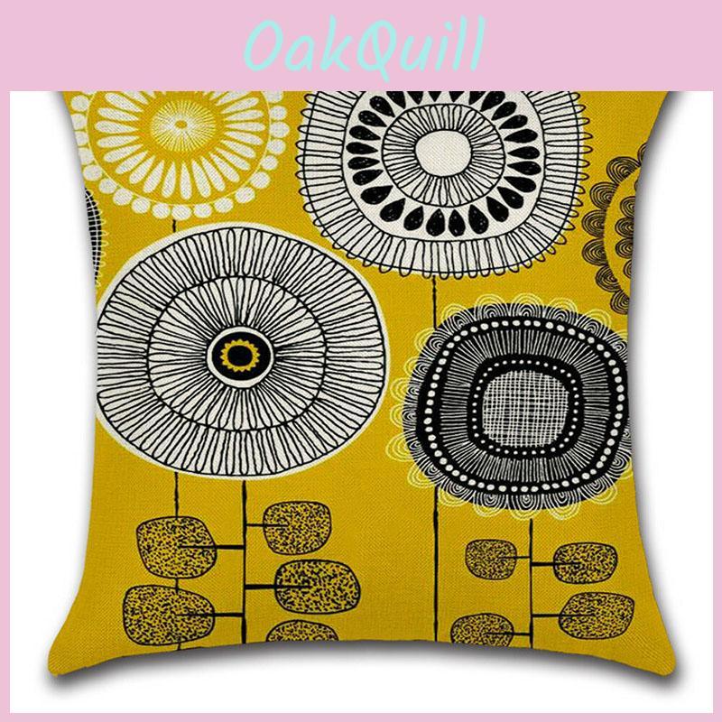 Charming Home Decor Flower Pattern Cushion Cover For Living Room 45cm