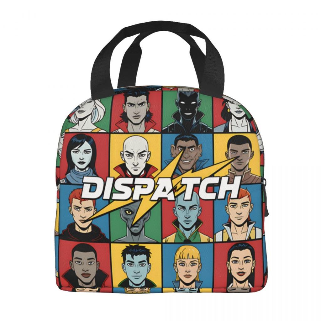 Dispatch Game Invisigal Robert Robertson Insulated Lunch Bags Food Container Bags Portable Thermal Cooler Bento Box For Work