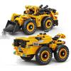 City Construction Engineering Building Kit Tractor Excavator Loader Mining Truck Assistance Vehicle Blocks Toy Collectible Gift