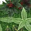 Plastic Grass Wall Panel Fence Simulation Decorative Leaves DIY 15.7x23.6inch Artificial Hedges Plants for Backyard Photography