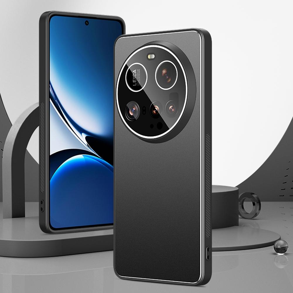 For Xiaomi 15 Ultra Case PC+TPU Matte Back Phone Cover with Lens Film