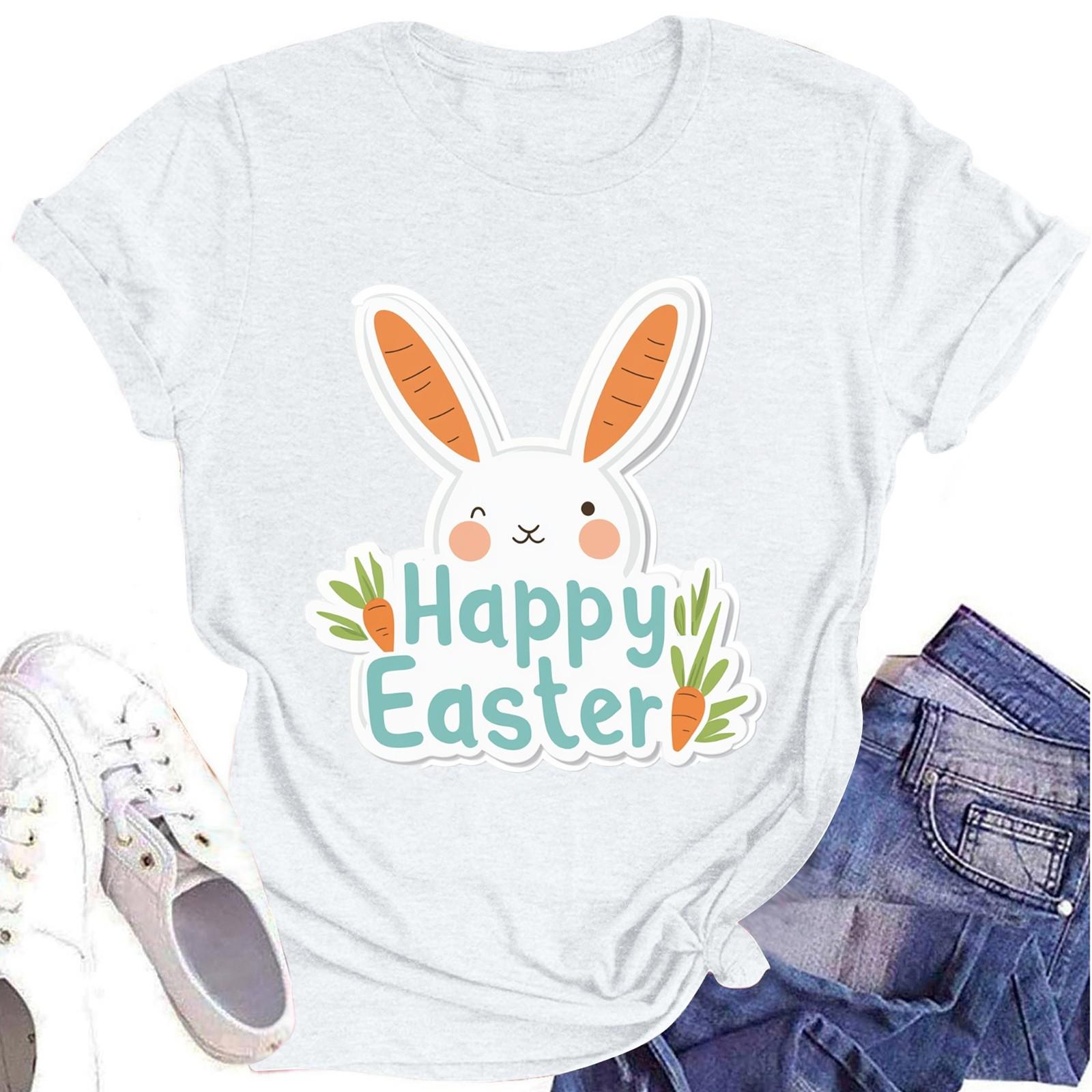 

Женская футболка с круглым вырезом и короткими рукавами L белый