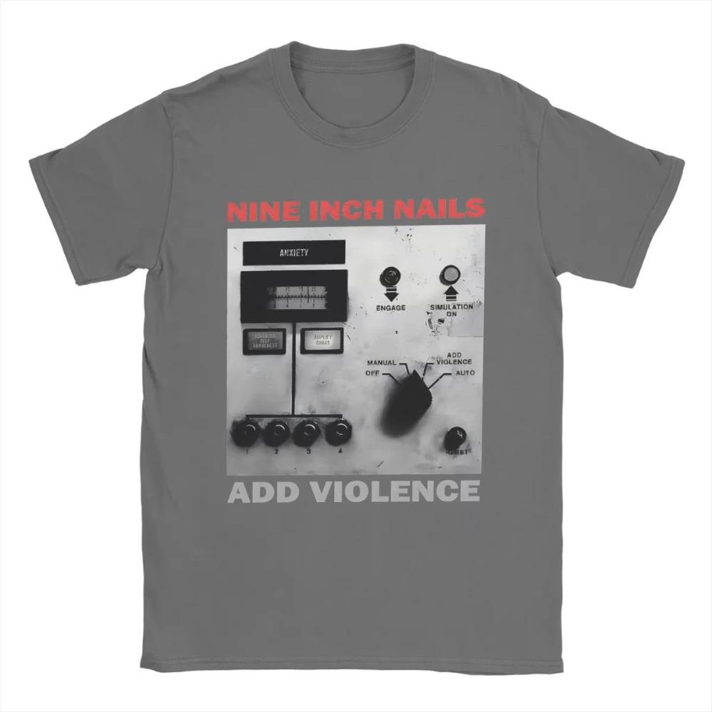 Nine Inch Nails NIN Men's and Women's Printed T Shirts Crazy Tees Short Sleeve Crewneck Male T-Shirts Pure Cotton Summer Clothes