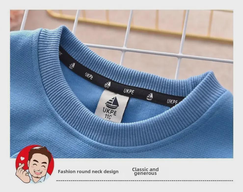 T-shirt Ours Printemps & Automne pour Enfants: Haut à manches longues et pull fin pour garçon