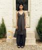 Soltipebeul Lace Layered Slip Dress [Charcoal]