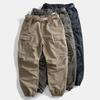 American Overalls Men's Summer New Trendy Brand Solid Color Loose Casual Pants Fashionable Multi-pocket Ruffian Handsome Leggings
