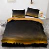 Starry Sky Duvet Cover Twin Size Universe Decor Twin Bedding Set Microfiber Outer Space Theme Milky Way Galaxy Comforter Cover