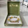 Lucky Handcrafted Beaded Bracelet With Elastic Cord For Men Women Gift Accessory