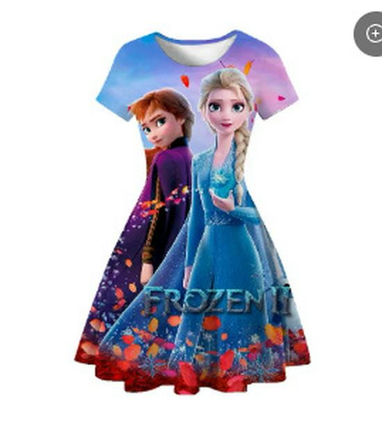 3D Printed K-POP Demon Hunter Princess Party Dress for Girls