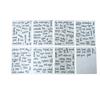 Kitchen Food Pantry Seasoning English Label Sticker