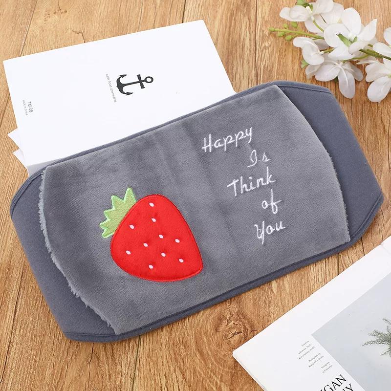 Hot Water Bag Water Injection Waist Supporter Thickened Fleece Cute Can Intervene Hot Compress Warm Belly Warm Palace Hot-Water Bag Hand Warmer