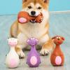 Durable And Entertaining Squeak Toy For Dogs In Attractive Cartoon Shapes And Styles
