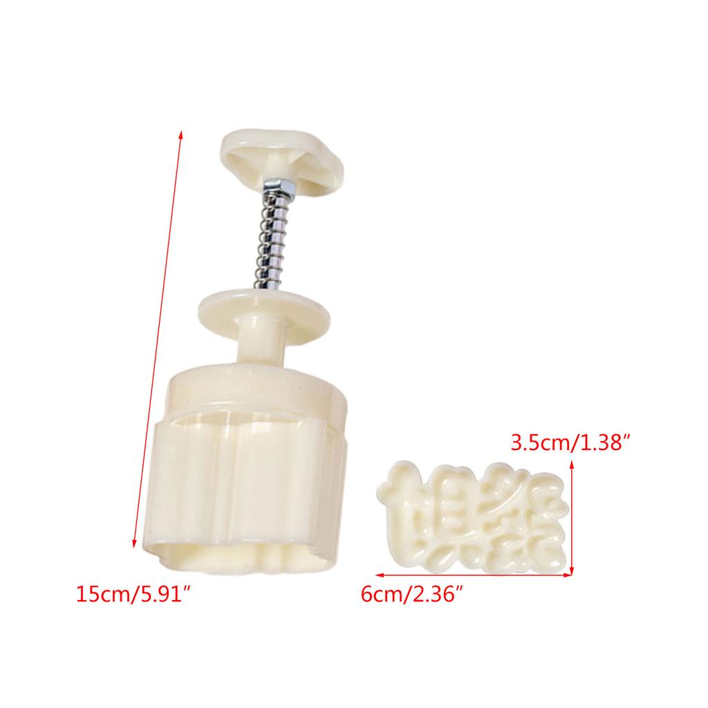 Convenient Mooncake Mold Mooncake Baking Tools ABS Material Mooncake Press Mooncake Stamps for Traditional Celebrations