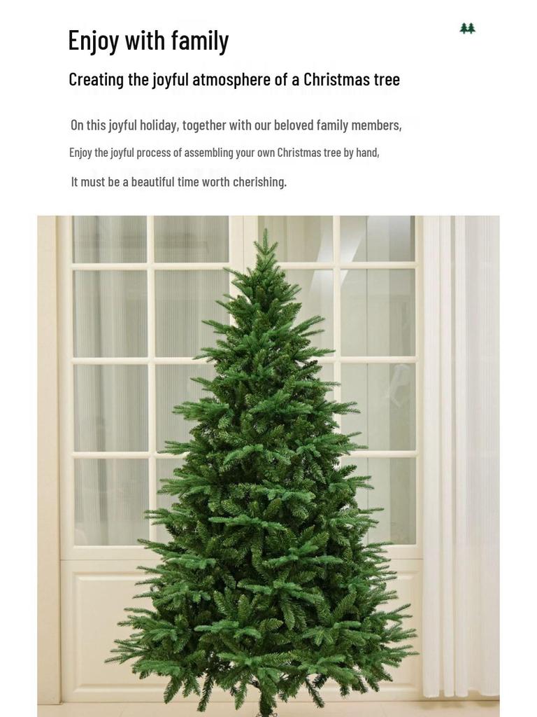2025 High-End Luminous PE Christmas Tree: Encrypted Bare Tree for Elegant Home Decoration