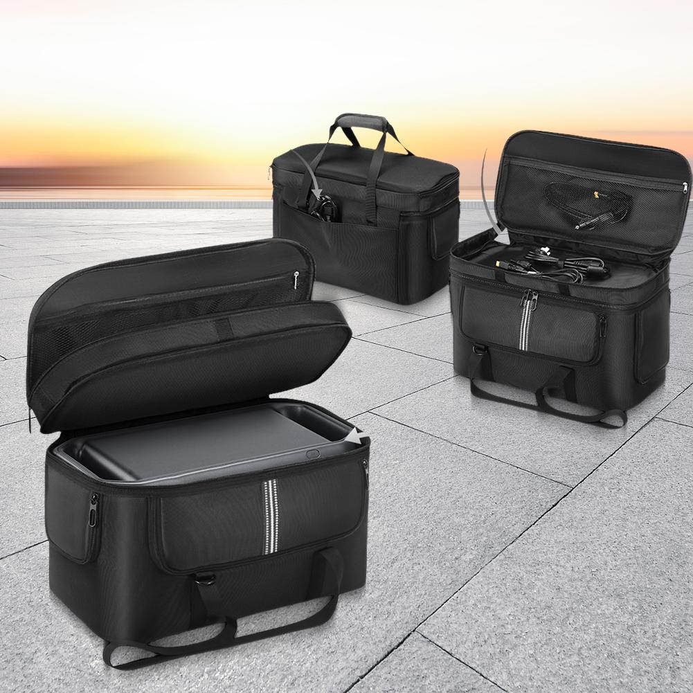 Carrying Case for DJI Power 1000 Portable Power Station Bag Travel Storage Bag Waterproof Dustproof with Shoulder Strap & Handle