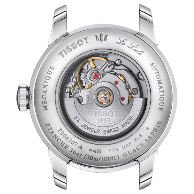 TISSOT Automatic Mechanical Movement Women's Watch 29mm Green Dial Stainless Steel Case T006.207.11.096.00