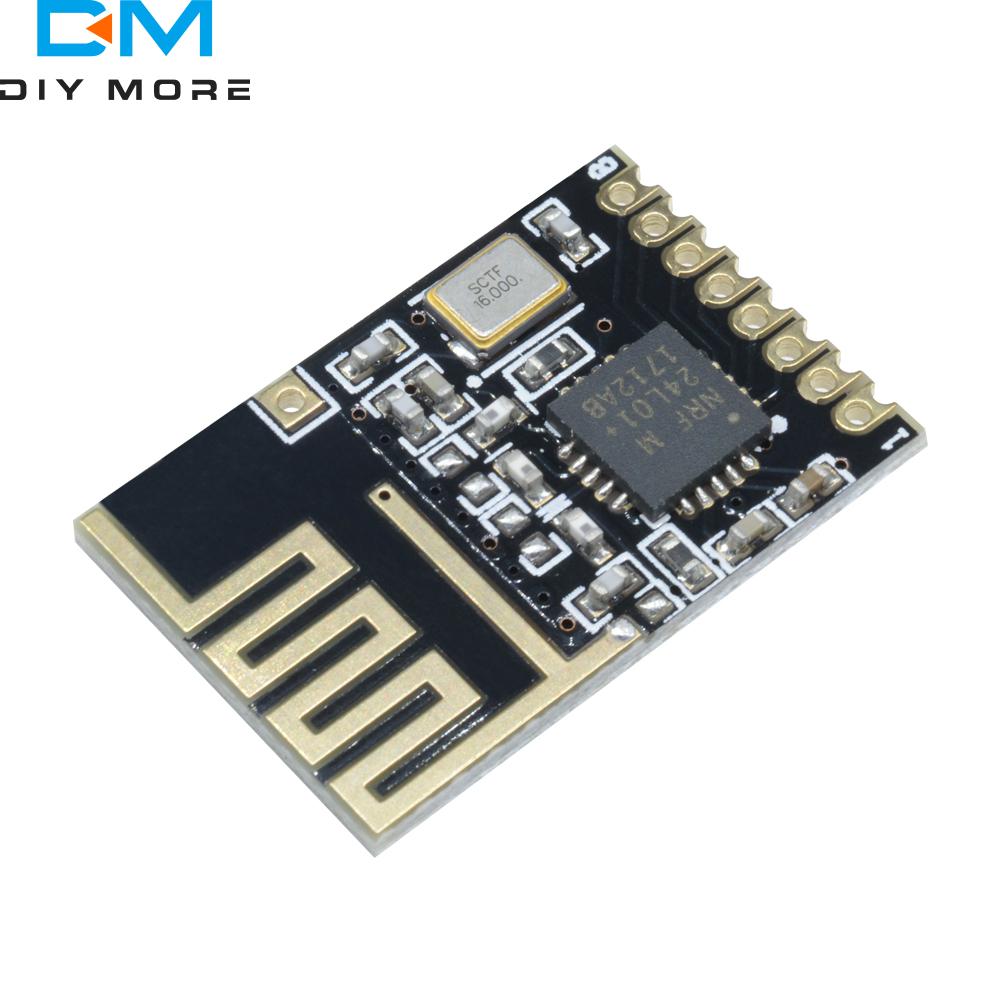 1pcs Mini NRF24L01 RF Wireless Module Mini Version Power Enhanced Version SMD Receiver Transceiver Board No PIN 5V 2.4GHz 1.27MM
