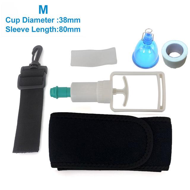 Extensor de pênis masculino Conjunto de copo de vácuo Extensão de glande Manga de silicone Maca Bomba Cabide Ampliação Produto adulto para homens Ferramentas