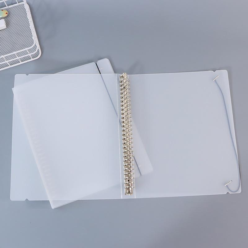 B5 26-Hole Large-Capacity Frosted PP Binder Cover & Refill Notebook Folder