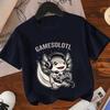 Axolotl Kawaii T-Shirt Kinder Sommer Mode T-Shirt Kinder Streetwear Boba Axolotl Anime Lässig Kinderkleidung Geburtstags-T-Shirts