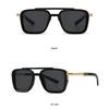 Vintage Pilot Square Sunglasses Women For Men Luxury Brand Designer Sun Glasses Punk Popular Outdoor Driving Eye Glasses Uv400