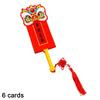 New Year Fan-shaped Red Envelope Folded Red Envelope Money Best Quality Envelope High Paper Pockets Lucky Red Material