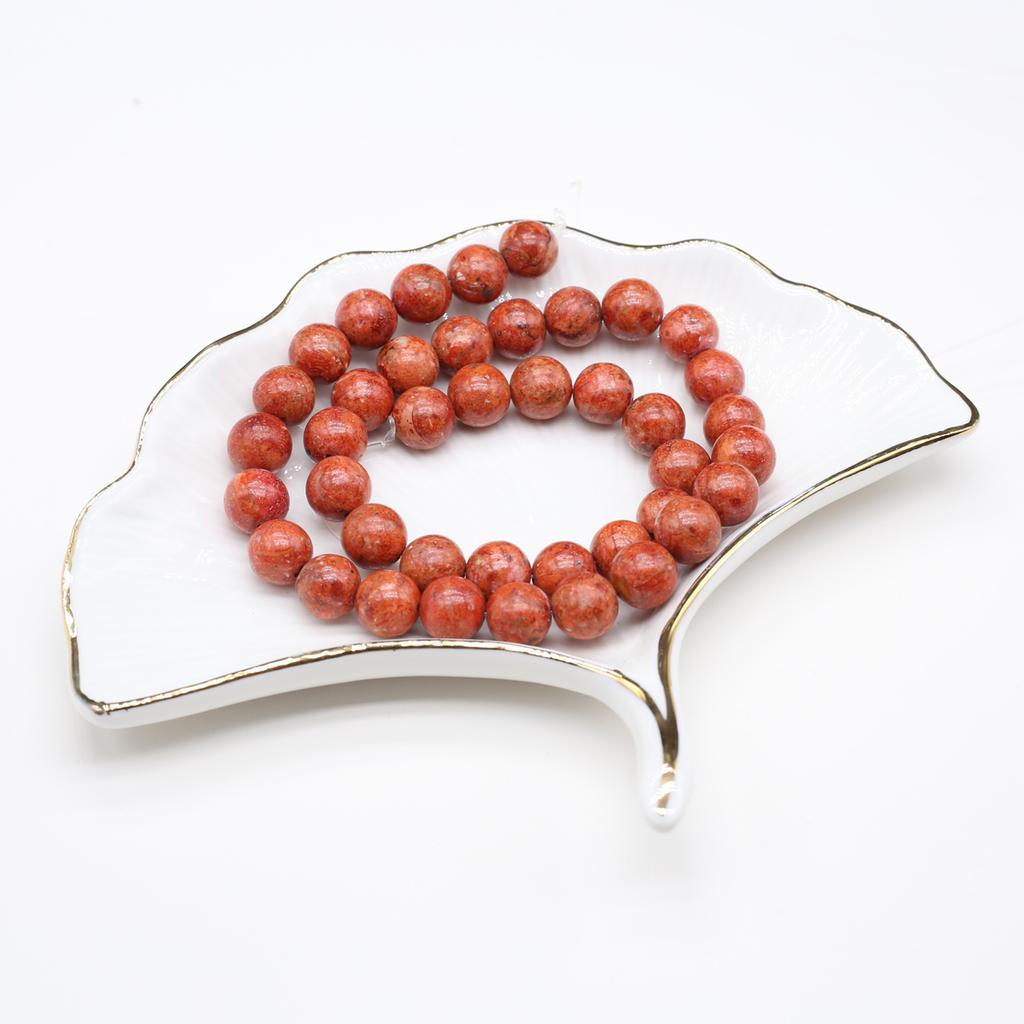 Korálky Imitace Korálu Kulaté Izolační Korálky 10-14mm Pro Výrobu Šperků DIY Náhrdelník Náramek Náušnice Příslušenství