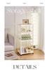 Punch-Free Floor Standing Bathroom Corner Storage Rack