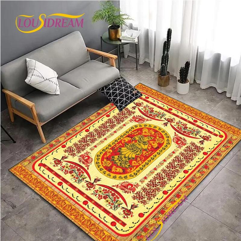 

Fashion Vintage Floral Pattern Carpet for Living Room Bedroom decor Area Rugs Kitchen Un-slip Floor Mat Alfombra Birthday gift 40x60cm
