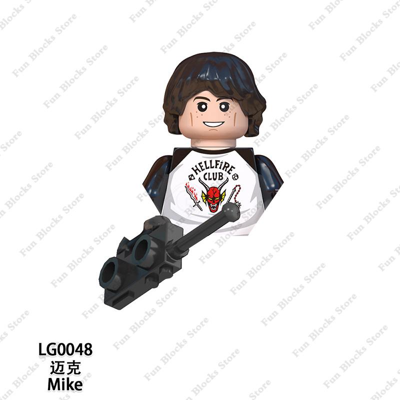 Montauk Upside Down World Building Blocks Demogorgon Vecna Eleven Mini Action Figures Bricks Model Movies Dolls Toys Kids Gift