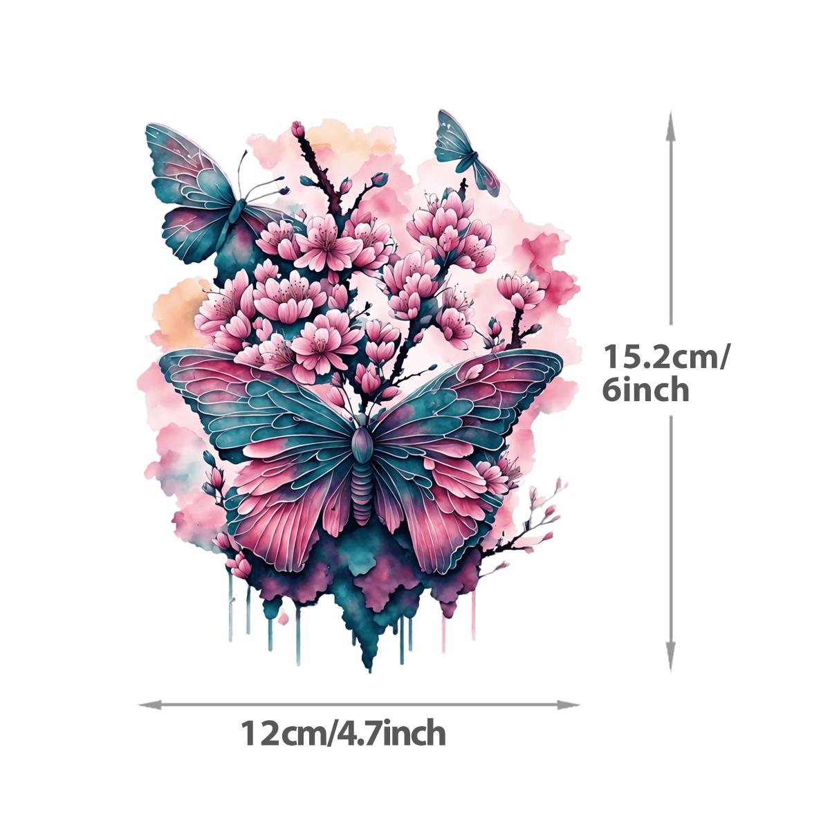 

Наклейка Бабочка Среднего Размера На Одежду Для Девочек Платья Наклейки Нашивки Стирающиеся Термопресс Толстовки Топы Виниловые Нашивки Сделай Сам