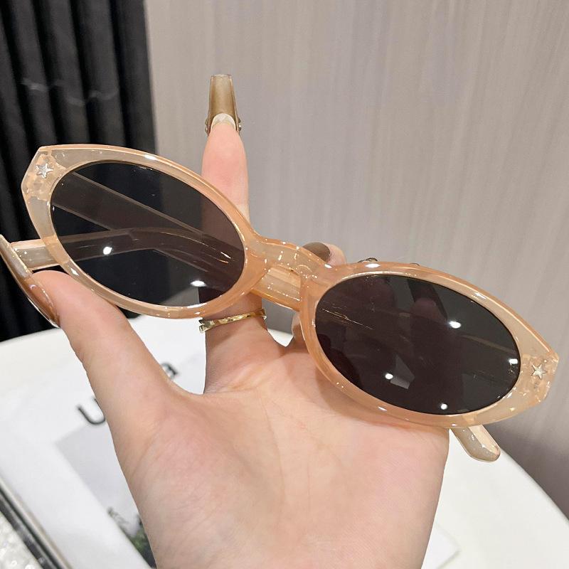 Luxury Brand Oval Sunglasses For Women New Cat Eye Sun Glasses Fashion Men Outdoor Eyewear UV400 Gafas De Sol