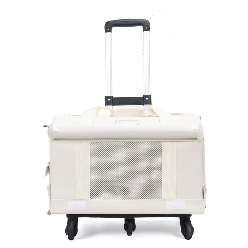 2 Decker Rolling Pet Suitcase Large