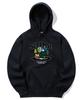 Duo Friends Ver.2 Graphic Hoodie - Navy