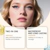 Zephoco Dual Waterproof Eyeliner & Freckle Pen, Light Brown - Smooth, Pigmented, Smudge-Resistant
