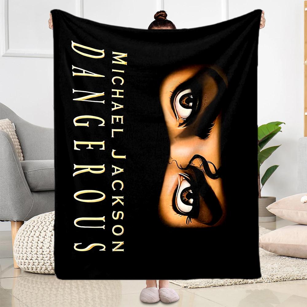 Michael Jackson 90 Blanket Comfortable Suitable for Chair Seaside Picnics Four Seasons Universal Modern Best Holiday Gift for Friends Family