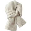 Knitted scarf keeps warm winter atmosphere, solid color lazy small scarf versatile high-end couple women's autumn and winter scarf