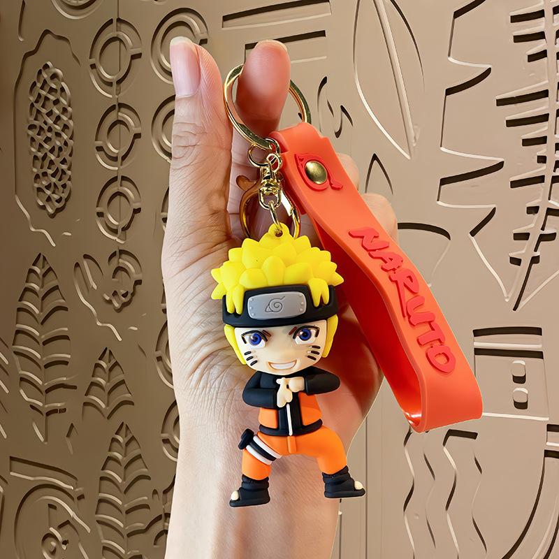 Chaveiro Naruto Anime Chaveiro Personagem Hatake Kakashi Brinquedo de Desenho Animado, Decorações de Chaveiro de Bolsa Carro Presentes para Fãs