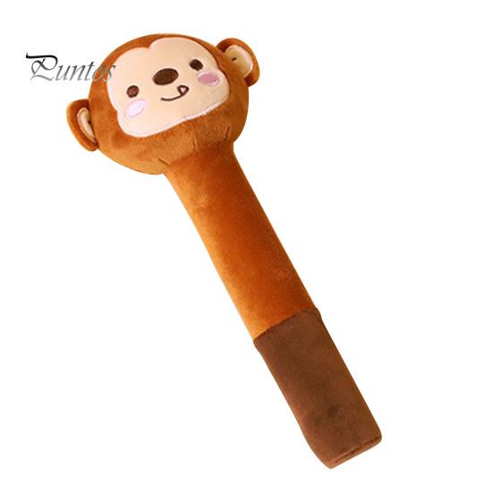 Martelo de massagem em forma de animal de desenho animado, manual, cabo longo, macio, pelúcia, bastão, costas, ombro, pescoço, massageador, acupuntura, músculo, batida, martelo de massagem