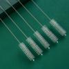 304 Stainless Steel Nylon Cleaning Brush for Baby Bottles & Test Tubes - Soft Spiral Bristles